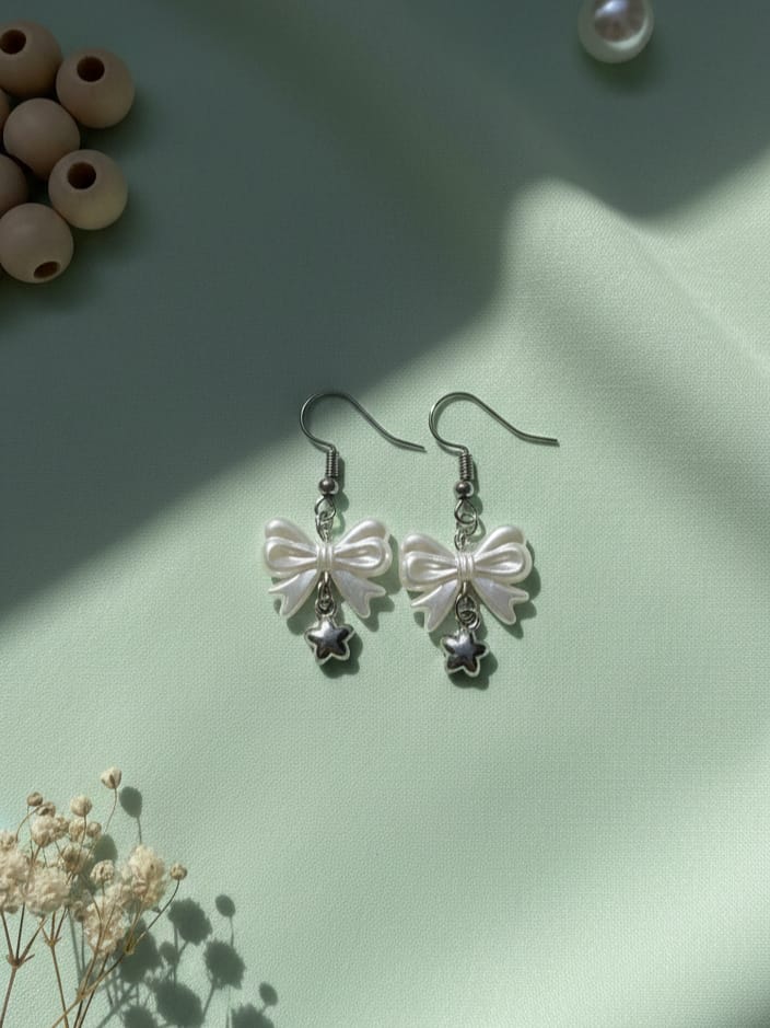 Bow Star Earrings