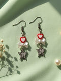 Bow Heart Butterfly Earrings