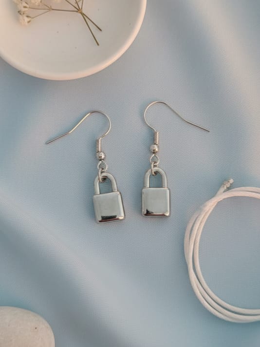 Lock Earrings