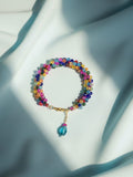 Multi Color Beaded Gajra Bracelet