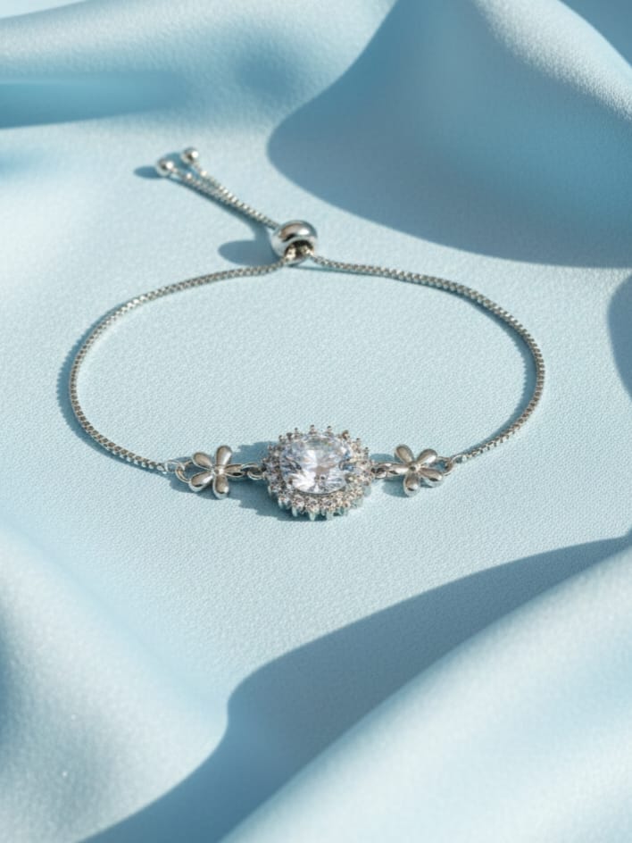 Adjustable Silver Bracelet