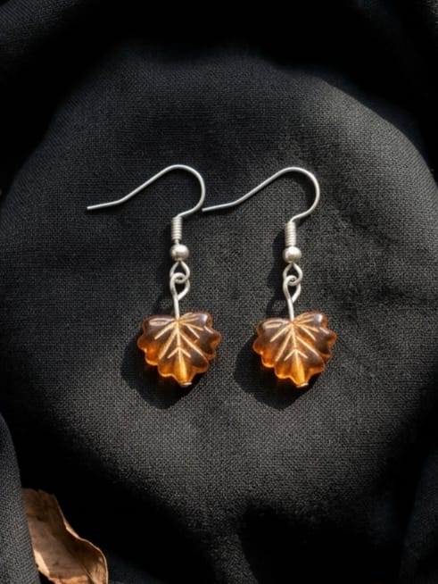 Autumn Maple Leaf Earrings