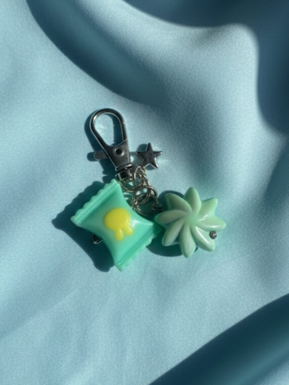 Green Candy Keychain