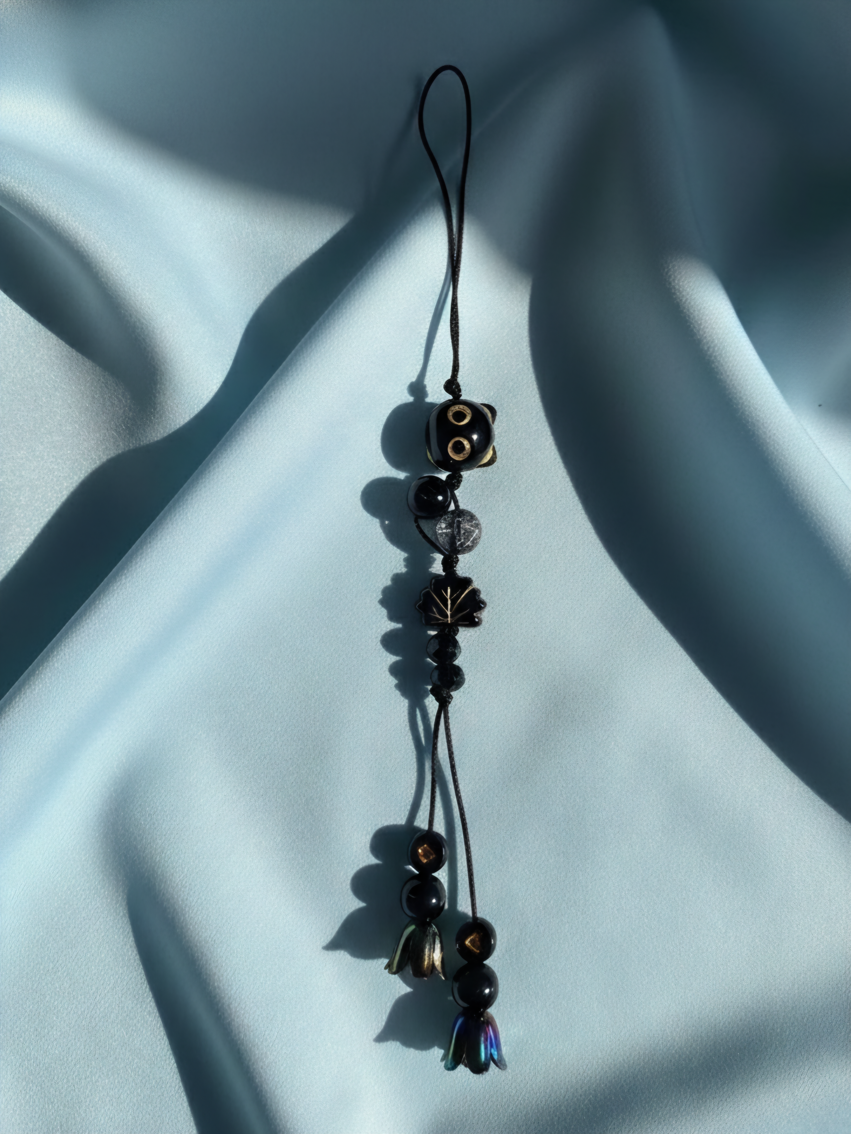 Black Cat Phone Charm