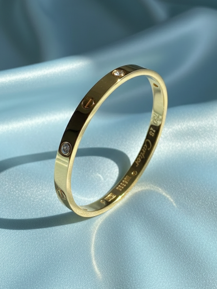 Golden Cartier Bangel Kara