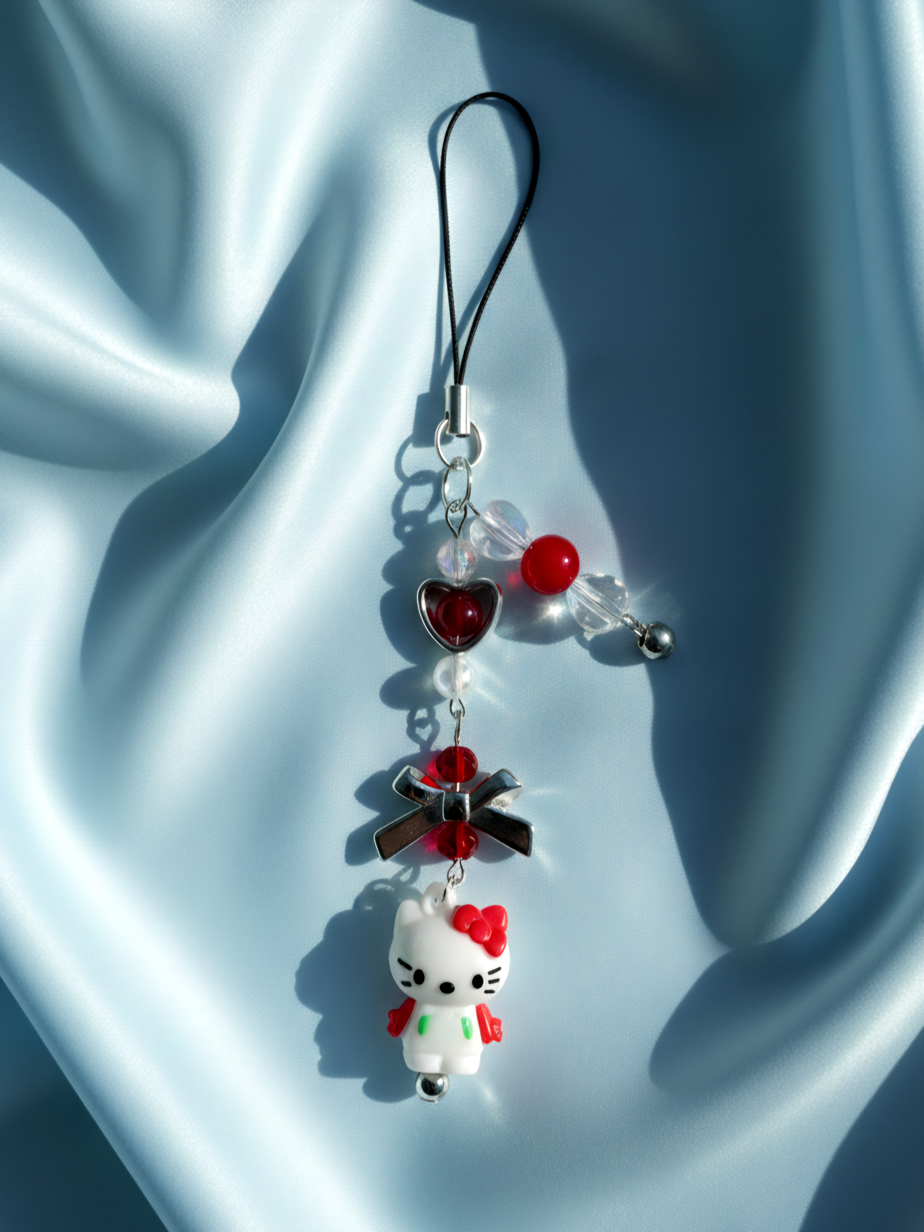 Hello Kitty Beaded Phone Charm