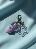Purple heart Keychain