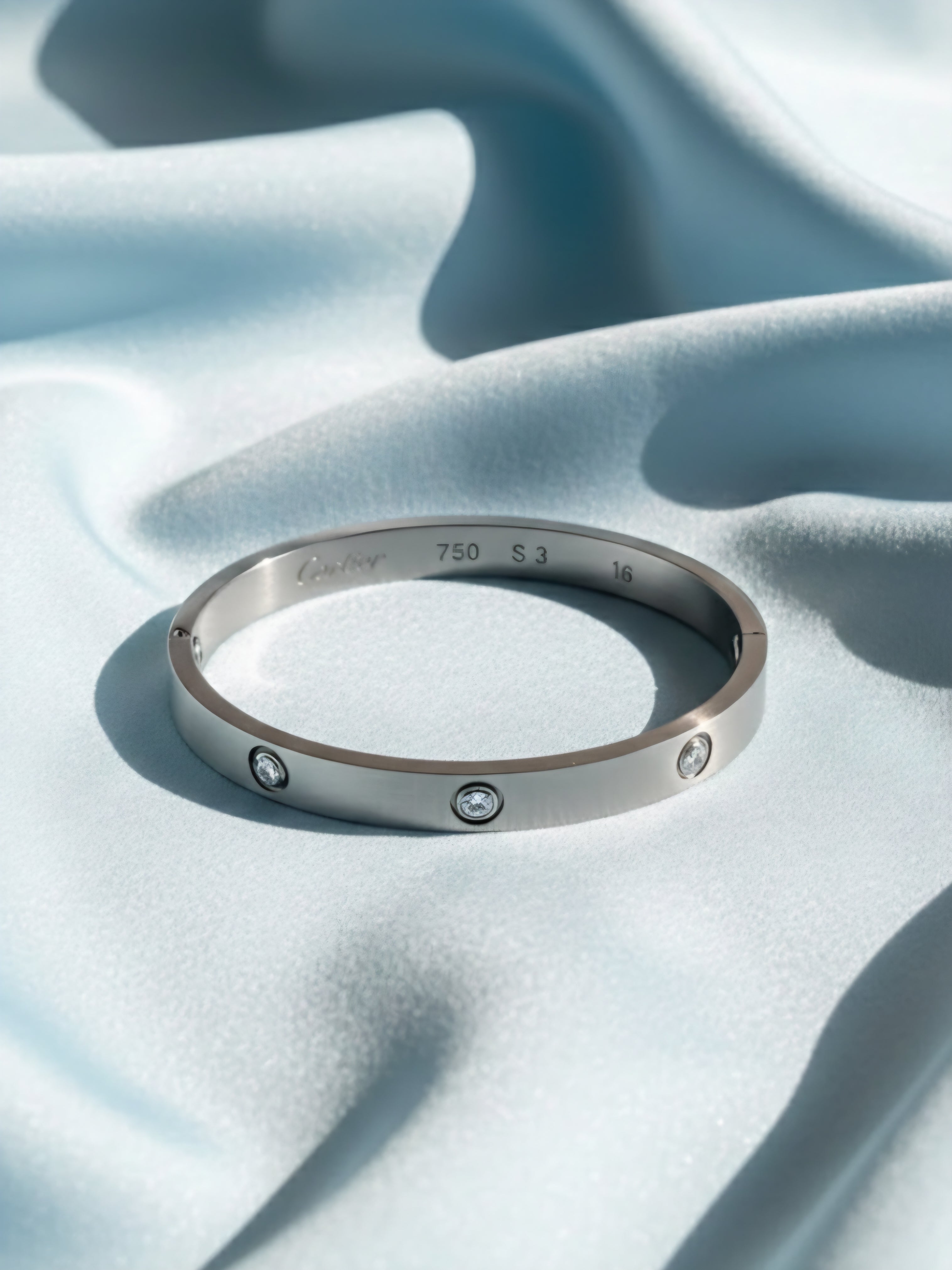 Silver Cartier Bangel Kara