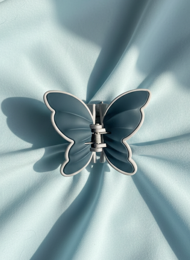 Zinc Butterfly Claw Clip