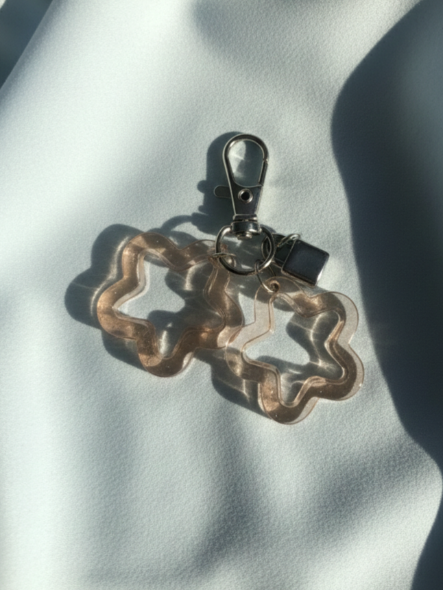 Brown Star Keychain
