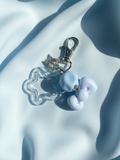 Blue Bow Star Keychain